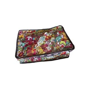 NWOT Lesportsac Rare Mermaid Underwater Large Zip Luggage Packing Cube 16” X11”